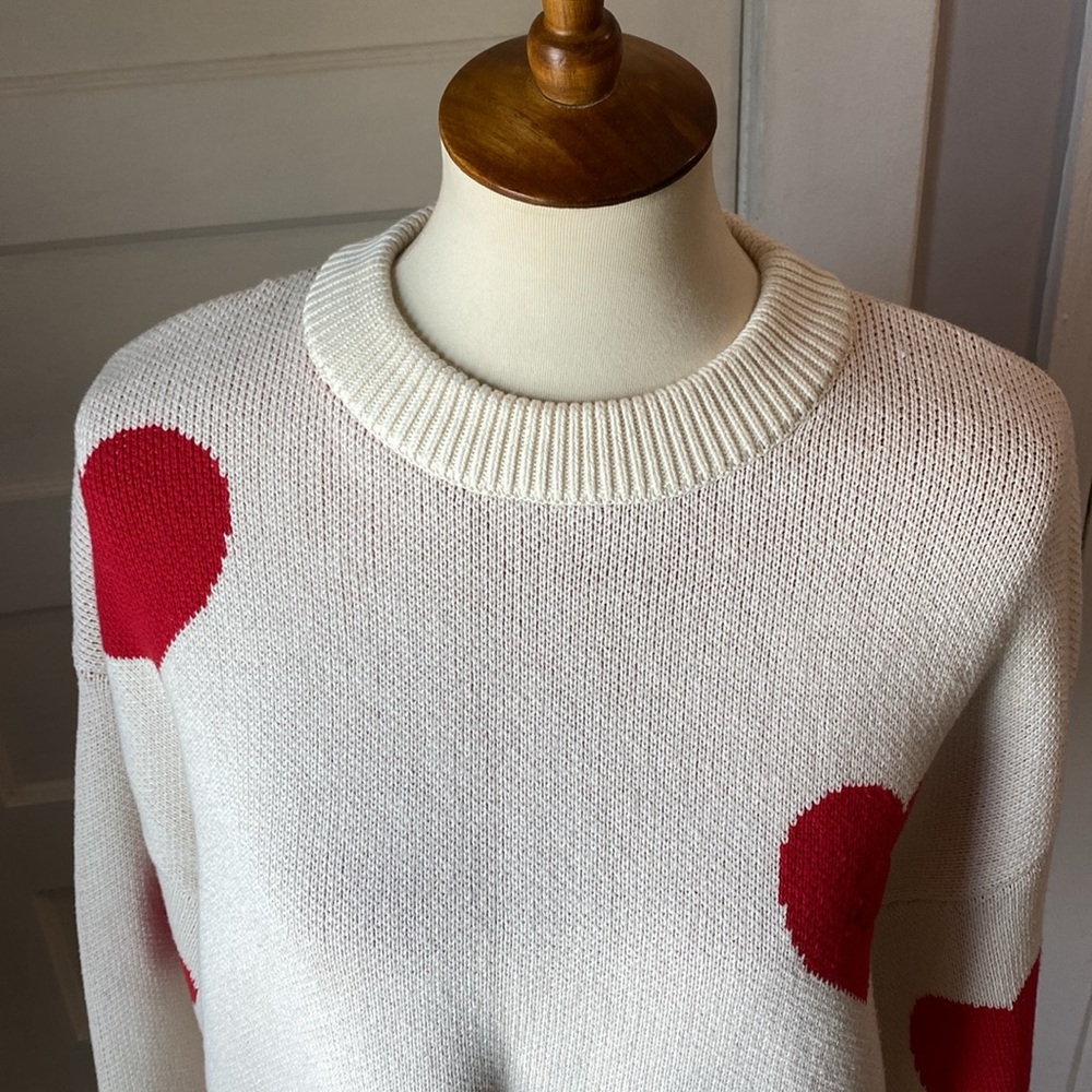 NWT Ellandemm All Hearts Sweater, Size S/M - Picture 7 of 17